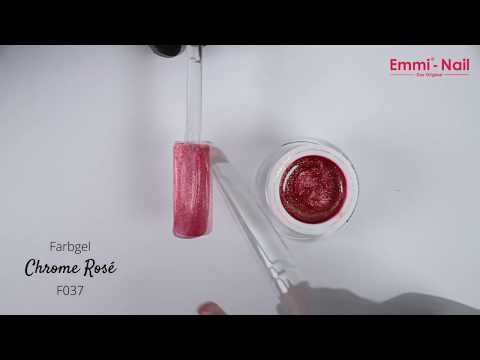 Gel de couleur pour ongles Emmi Chrome Rosé -F037-