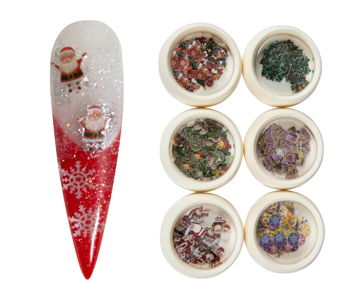 Ensemble d'incrustations de Noël Emmi-Nail