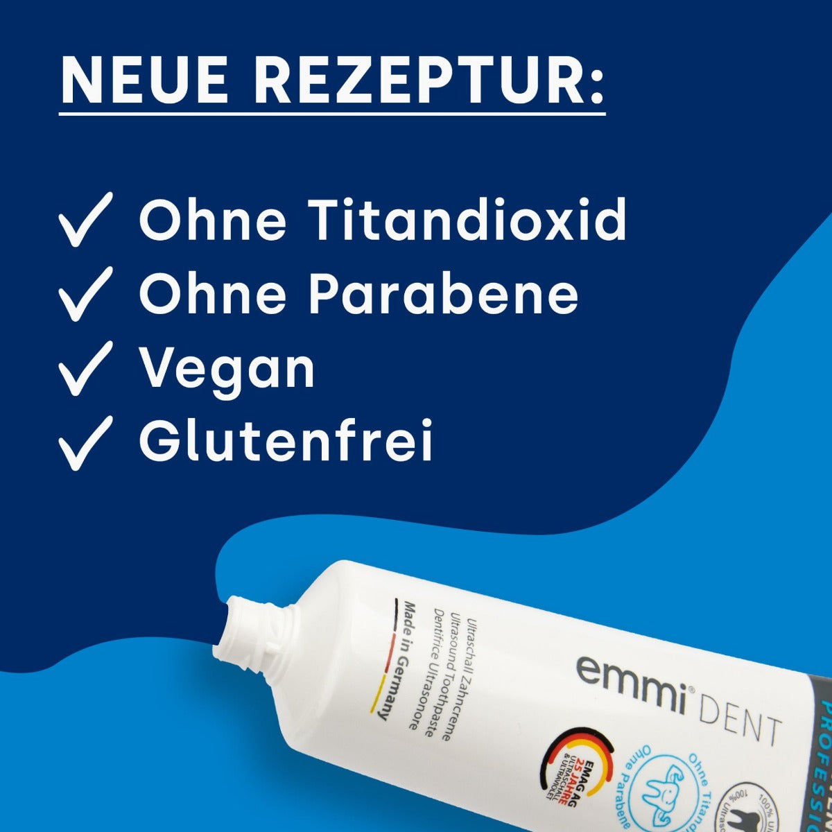 Ultraschall-Zahncreme Whitening ohne Titandioxid 75ml
