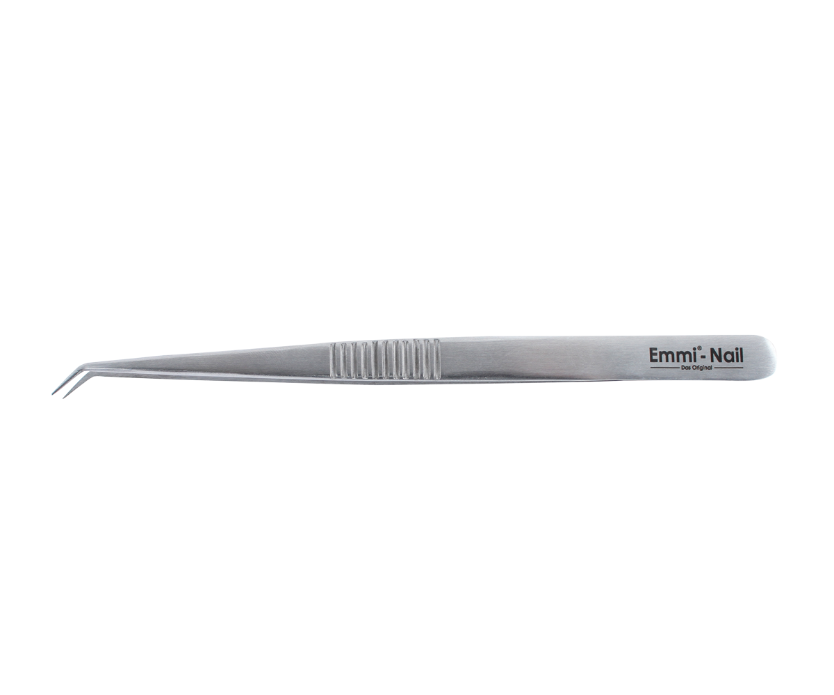 Lash Tweezer gebogen Emmi-Nail Logo