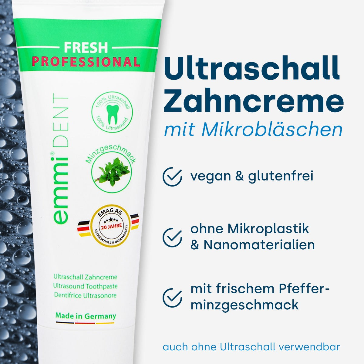 Emmi-dent Ultraschall-Zahncreme fresh 75ml
