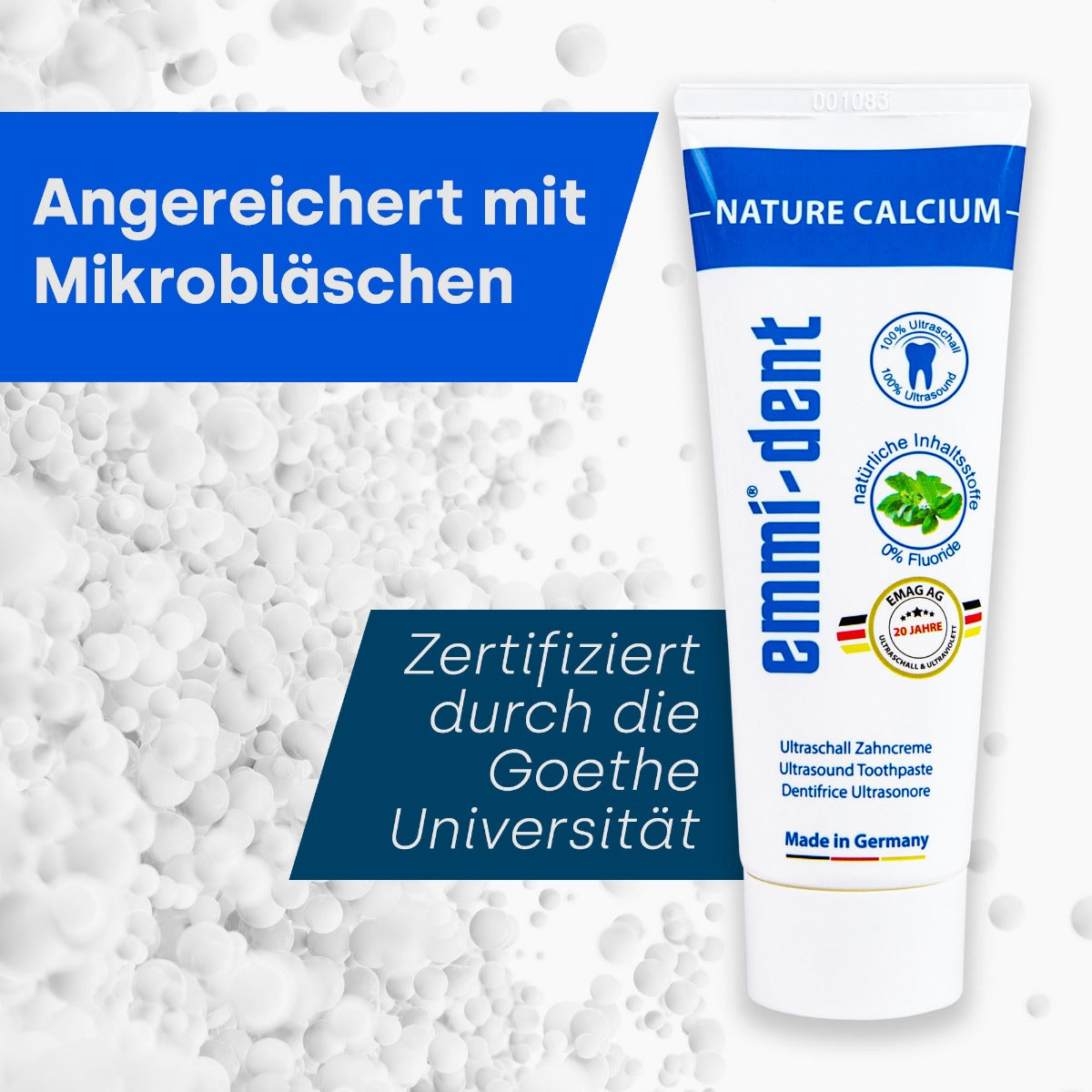 Emmi-dent Ultrasonic Toothpaste Nature Calcium 75ml