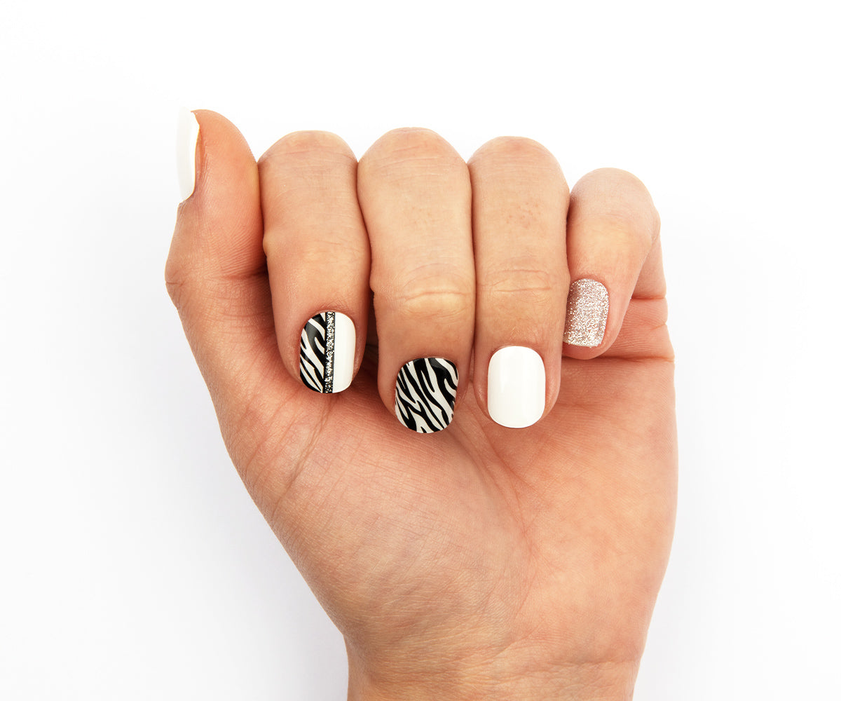 Emmi-Nail Gel Nail Foils Zebra 20pcs. 
